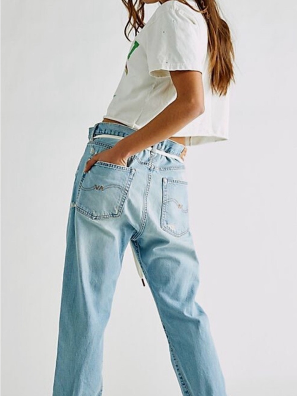 Denimist Harper Shoelace Jean (sold at Free People) - Picture 4 of 13